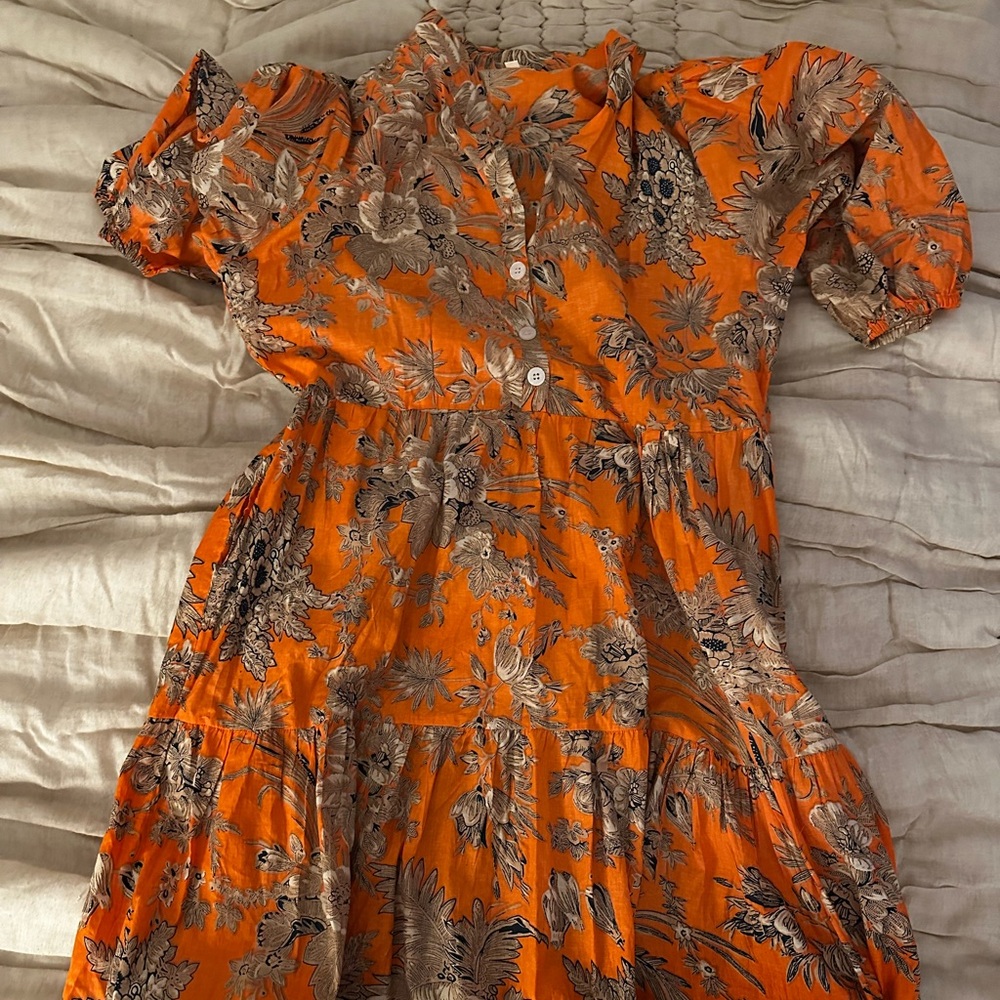Little Tibet Boutique Sz S/M Midi Dress